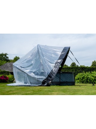  Каркасний бассейн EXIT 427x122 см з накриттям "Камінь"